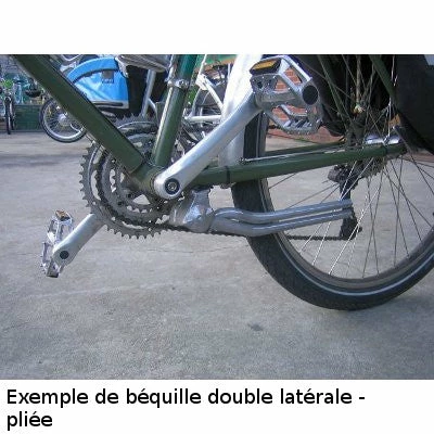 Massload Béquille Double Vélo Repliable Sur Le Côté Et Hauteur Ajustable 4 Massload Béquille Double Vélo Repliable Sur Le Côté Et Hauteur Ajustable – Image 2