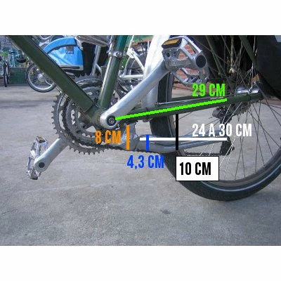 Massload Béquille Vélo 2 Pieds Hauteur Réglable Repli Sur Même Côté 6 Massload Béquille Vélo 2 Pieds Hauteur Réglable Repli Sur Même Côté – Image 4