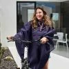 Poncho Anti-pluie Unisexe Pour Adultes Le Temps Des Grenouilles 2 Poncho Anti-pluie Unisexe Pour Adultes Le Temps Des Grenouilles -Béquilles vélo Ventes cape de pluie velo bleu impermeable Le Temps des Grenouilles
