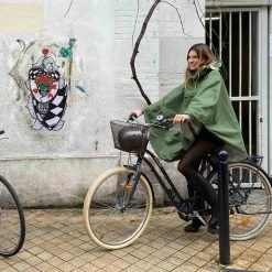 Poncho Anti-pluie Unisexe Pour Adultes Le Temps Des Grenouilles -Béquilles vélo Ventes cape de pluie velo kaki impermeable Le Temps des Grenouilles 1