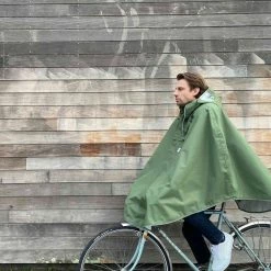 Poncho Anti-pluie Unisexe Pour Adultes Le Temps Des Grenouilles -Béquilles vélo Ventes cape de pluie velo kaki impermeable Le Temps des Grenouilles 2