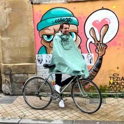Poncho Anti-pluie Unisexe Pour Adultes Le Temps Des Grenouilles -Béquilles vélo Ventes cape de pluie velo lagon impermeable Le Temps des Grenouilles