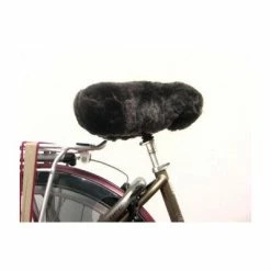 Welo Couvre Selle Pour Vélo Fourrure Véritable Peau De Mouton -Béquilles vélo Ventes couvre selle pour velo fourrure veritable peau de mouton full 4