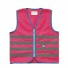 Gilet De Sécurité Enfant à Vélo Haute Visibilité Rose Wowow -Béquilles vélo Ventes gilet de securite enfant a velo haute visibilite rose wowow full