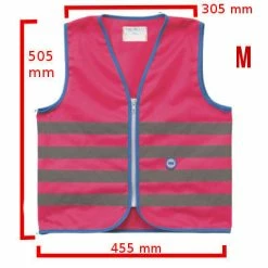 Gilet De Sécurité Enfant à Vélo Haute Visibilité Rose Wowow -Béquilles vélo Ventes gilet de securite enfant a velo haute visibilite rose wowow full 5