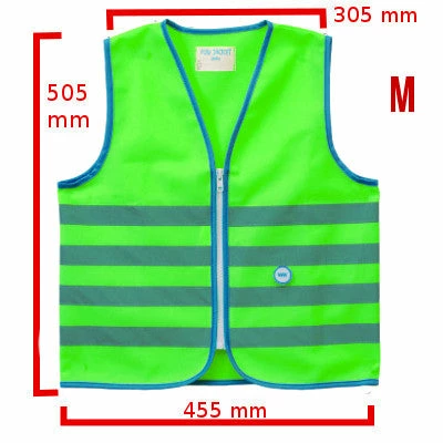 Gilet De Sécurité Enfant à Vélo Haute Visibilité Vert Wowow 7 Gilet De Sécurité Enfant à Vélo Haute Visibilité Vert Wowow – Image 5