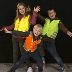 Gilet De Sécurité Enfant à Vélo Jaune Réfléchissant Nutty Wowow -Béquilles vélo Ventes gilet de securite enfant a velo jaune reflechissant nutty wowow full 5