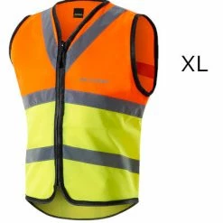 Gilet De Signalisation à Vélo Jaune Et Orange Avec Zip Altura -Béquilles vélo Ventes gilet de signalisation a velo jaune et orange avec zip altura xl full