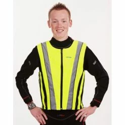 Gilet Jaune De Sécurité Pour Vélo Et Moto - OXFORD -Béquilles vélo Ventes gilet jaune de securite pour velo et moto oxford full 5