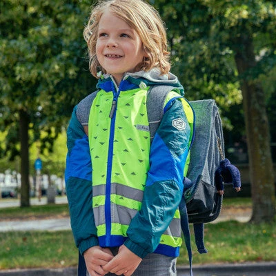 Gilet Réfléchissant Enfants Jaune Fluo Jackson Go Fluo 5 Gilet Réfléchissant Enfants Jaune Fluo Jackson Go Fluo – Image 3
