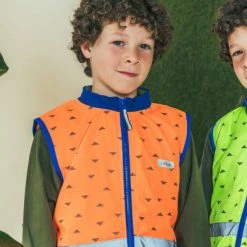 Gilet Réfléchissant Enfants Orange Fluo Jackson Go Fluo -Béquilles vélo Ventes gilet reflechissant enfants orange fluo jackson go fluo full 3