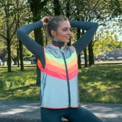 Gilet Réfléchissant Multicolore Pour Femmes Darkflow Go Fluo