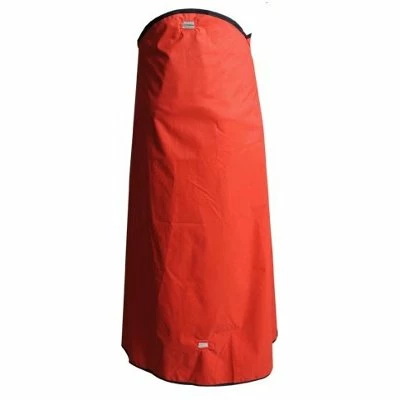 Georgia In Dublin Jupe Protège Pluie De Vélo Sur Cycliste Rainwrap - Rouge – Image 2