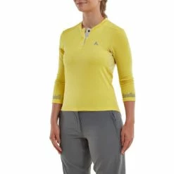 Maillot De Vélo Altura Femmes à Manches 3/4 All Roads Jaune