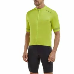 Maillot De Cyclisme Altura à Manches Courtes Pour Hommes Icon Polartec -Béquilles vélo Ventes maillot velo homme altura icon polartec vert 001