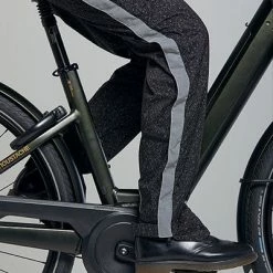 Pantalon Vélo Femme étanche Haute Visibilité Skane Basil -Béquilles vélo Ventes pantalon velo femme etanche haute visibilite skane basil full 4