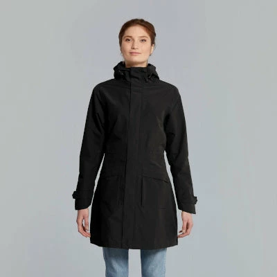 Parka Pluie Chaud Et élégant Noir Pour Femmes Mosse Basil 3 Parka Pluie Chaud Et élégant Noir Pour Femmes Mosse Basil