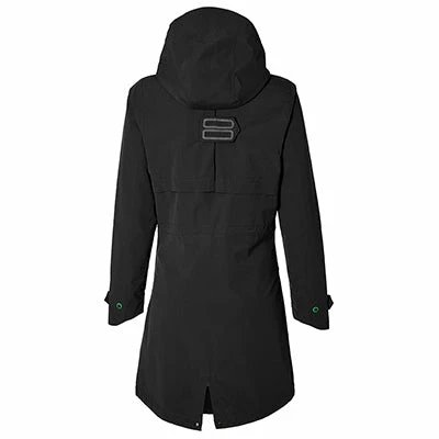 Parka Pluie Chaud Et élégant Noir Pour Femmes Mosse Basil 8 Parka Pluie Chaud Et élégant Noir Pour Femmes Mosse Basil – Image 6