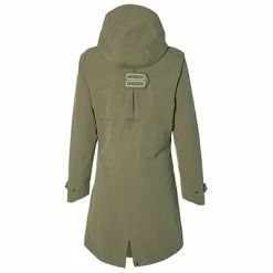 Parka Pluie Chaud Et élégant Vert Olive Pour Femmes Mosse Basil -Béquilles vélo Ventes parka pluie chaud et elegant vert olive pour femmes mosse basil full 6