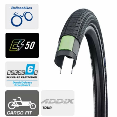 Pneu Ballon 27.5 Pouces Big Ben Plus Schwalbe DoubleDefense 8 Pneu Ballon 27.5 Pouces Big Ben Plus Schwalbe DoubleDefense – Image 6