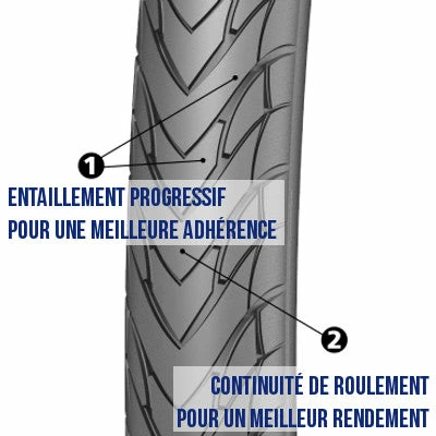 Pneu Michelin Pour Vélo Protek Max 26 X 1.85 4 Pneu Michelin Pour Vélo Protek Max 26 X 1.85 – Image 2