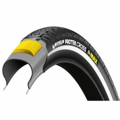Pneu Pour Vélo Michelin Protek Cross Max 700C -Béquilles vélo Ventes pneu pour velo michelin protek cross max 700 x 35 c full 4