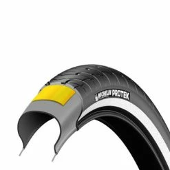 Pneu Vélo Michelin Protek 700 Avec Bande Réfléchissante -Béquilles vélo Ventes pneu velo michelin protek 700 avec bande reflechissante full 4