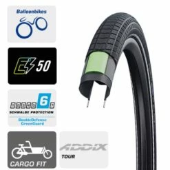 Pneu Vélo Schwalbe Big Ben Plus 28 Pouces E-bike & Cargos -Béquilles vélo Ventes pneu velo schwalbe big ben plus 28 pouces e bike cargos full 6