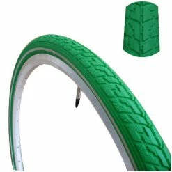 Pneu Vélo Coloré 700 Dutch Perfect SRI 27 No Puncture -Béquilles vélo Ventes pneu velo vert anti crevaison 700x38c dutch perfect full