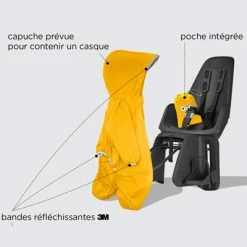 Poncho Pluie Pour Enfant Dès 9 Mois Jaune Bien Au Sec Rainette -Béquilles vélo Ventes poncho pluie pour enfant des 9 mois jaune bien au sec rainette full 4