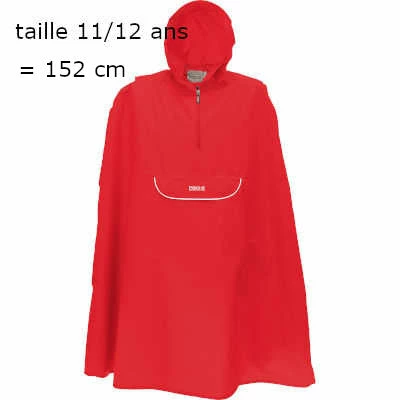 Poncho Vélo Enfant Couleur Rouge Pro-X 10 Poncho Vélo Enfant Couleur Rouge Pro-X – Image 8