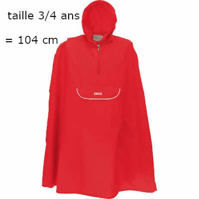 Poncho Vélo Enfant Couleur Rouge Pro-X 7 Poncho Vélo Enfant Couleur Rouge Pro-X – Image 5