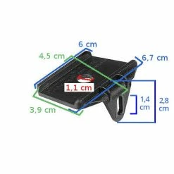 Hebie Support Contre Plaque Pour Béquille Centrale -Béquilles vélo Ventes support contre plaque pour bequille centrale full 3