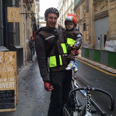 Georgia In Dublin Veste Mixte Réfléchissante De Vélo Verte Et Jaune D1 Style 6 Georgia In Dublin Veste Mixte Réfléchissante De Vélo Verte Et Jaune D1 Style – Image 4