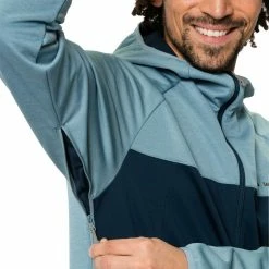 Veste Vélo Colourblock Bleue Pour Hommes Vaude Tremalzo Softshell -Béquilles vélo Ventes veste tremalzo softshell hommes 1