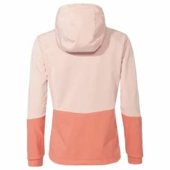 Veste Vélo Colourblock Rose Pour Femmes Vaude Tremalzo Softshell -Béquilles vélo Ventes veste velo femmes vaude tremalzo dos