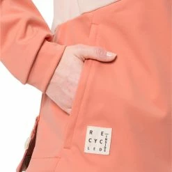 Veste Vélo Colourblock Rose Pour Femmes Vaude Tremalzo Softshell -Béquilles vélo Ventes veste velo femmes vaude tremalzo poche